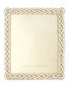 Jay Strongwater Cream Braided Picture Frame, 8" X 10" In Cream