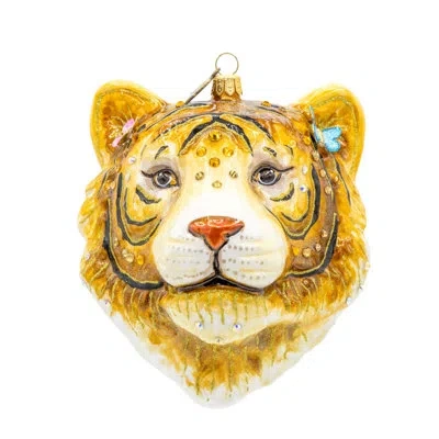 Jay Strongwater Crowned Ember Ornament In Multi