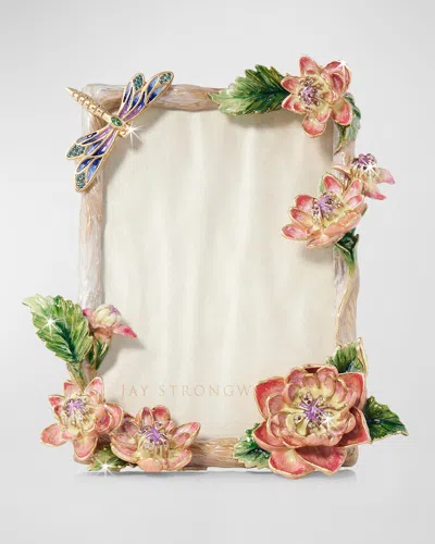 Jay Strongwater Dahlia Frame, 5" X 7" In Multi