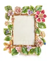Jay Strongwater Dutch Floral Frame, 5" X 7" In Multi