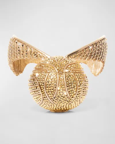 Jay Strongwater Golden Snitch Box In Blue