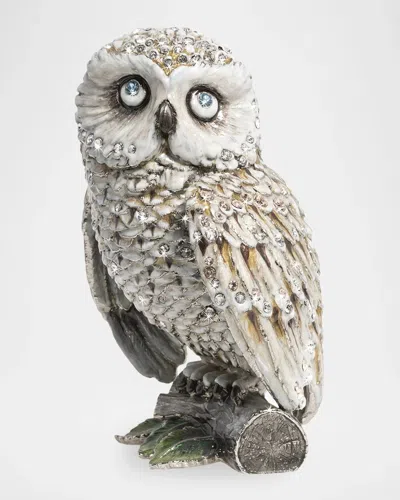 Jay Strongwater Hildy Owl 5" Figurine