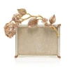 Jay Strongwater Hydrangea Frame In Gold