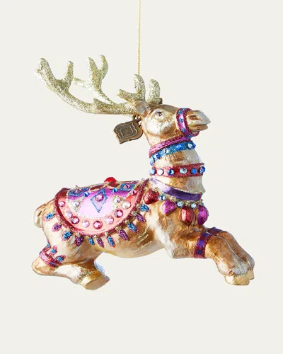 Jay Strongwater Leader Of The Pack Christmas Ornament In Multi