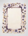 Jay Strongwater Leartes Frame, 4" X 6" In Sapphire