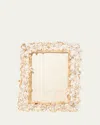 Jay Strongwater Leartes Frame, 4" X 6" In White