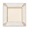 Jay Strongwater Leland Pave Corner 2 Square Frame In Gold