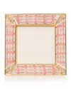Jay Strongwater Leland Pavé Corner Square Frame In Multi