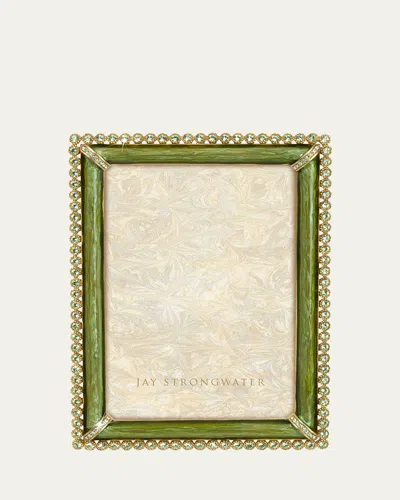 Jay Strongwater Lorraine Frame, 4" X 6" In Green