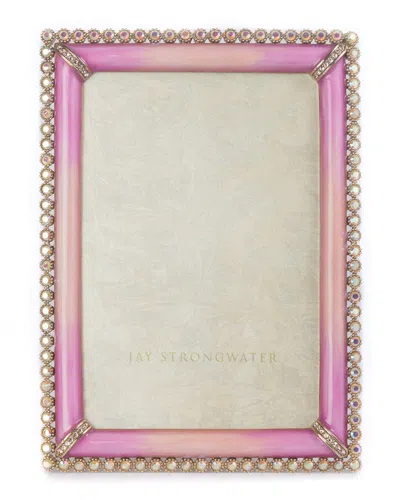 Jay Strongwater Lorraine Picture Frame, 4" X 6" In Rose