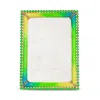 Jay Strongwater Lorraine Stone Edge 4 X 6 Frame In Electric Green