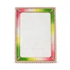 Jay Strongwater Stone Edge Picture Frame, 4" X 6" In Flora