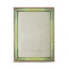 Jay Strongwater Lucas Stone Edge 5'' X 7'' Frame In Apple