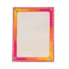Jay Strongwater Lucas Stone Edge 5 X 7 Frame In Electric Pink