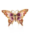 Jay Strongwater Medium Butterfly Figurine In Multi