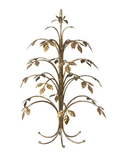 Jay Strongwater Metal Holiday Tree In Gold
