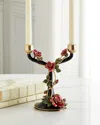 Jay Strongwater Nightbloom Double Candlestick