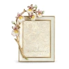 Jay Strongwater Orchid Frame In White