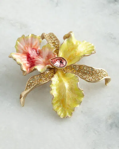 JAY STRONGWATER ORCHID TABLE OBJECT