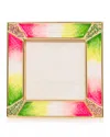 Jay Strongwater Pave Corner Picture Frame, 2" In Multi