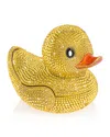 Jay Strongwater Pave Rubber Ducky Box In Yellow