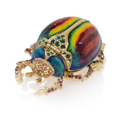 Jay Strongwater Pharaoh Scarab Beetle Box