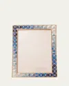 Jay Strongwater Pyramid Frame, 5" X 7" In Indigo