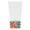 Jay Strongwater Pyramid Vase Pop In Pop