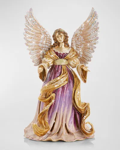 Jay Strongwater Renaissance Angel Musical Figurine In Multi
