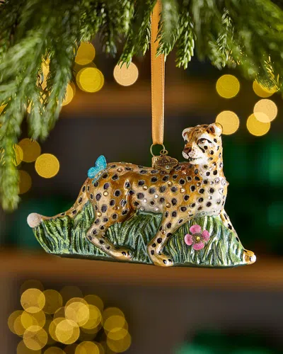 Jay Strongwater Spotted Majesty Christmas Ornament In Gold