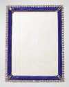 Jay Strongwater Stone Edge Frame In Blue
