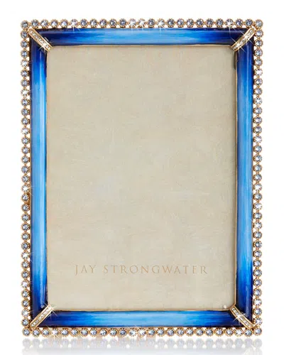 Jay Strongwater Stone Edge Frame, 5" X 7" In Blue