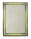 Jay Strongwater Stone Edge Frame, 5" X 7" In Green