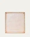 Jay Strongwater Stone Edge Frame, 8" X 10" In Pink/white