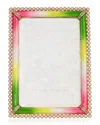 Jay Strongwater Stone Edge Picture Frame, 4" X 6" In Multi