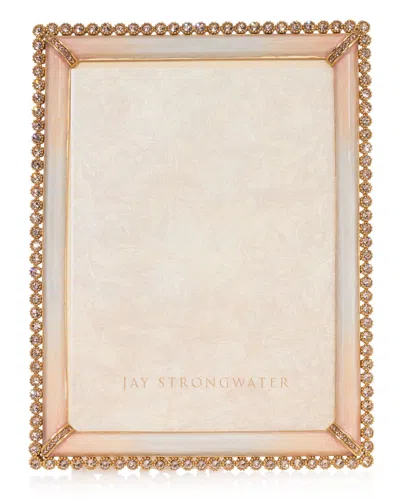 Jay Strongwater Stone Edge Picture Frame, 5" X 7" In Neutral