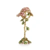 Jay Strongwater Thea Geranium Flower Objet In Multi