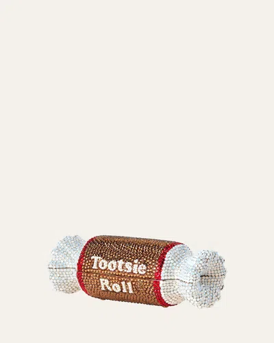 Jay Strongwater Tootsie Roll Rock Box In Brown