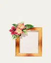 Jay Strongwater Tropical Flower Frame, 3" X 4" In Multi