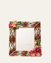 Jay Strongwater Tropical Flower Frame, 5" X 7" In Multi