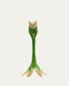 Jay Strongwater Tulip Medium Candlestick Holder