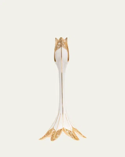 Jay Strongwater Tulip Medium Candlestick Holder