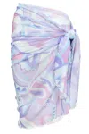 Jayde Mesh Full Sarong Blue