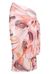 Jayde Mesh Full Sarong Orange