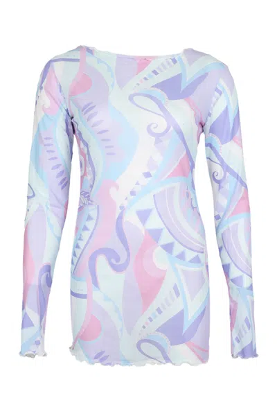 Jayde Mini Mesh Dress Blue