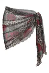 Jayde Mini Mesh Sarong Leopard In Multi
