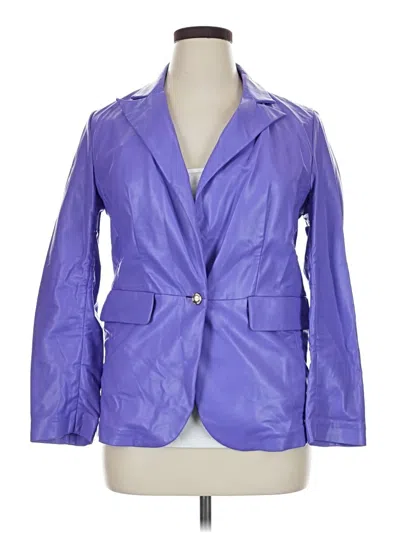 Pre-owned Jayley Blazer Jacket In Purple