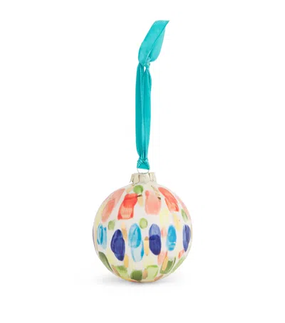 Jayne Redmond Paint Strokes Bauble