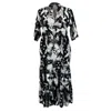 Jayshree Dalal Women's Black / White Glory Dress Black & White In Black/white