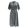 Jayshree Dalal Women's Grey / Neutrals Sarita Dress In Charcoal